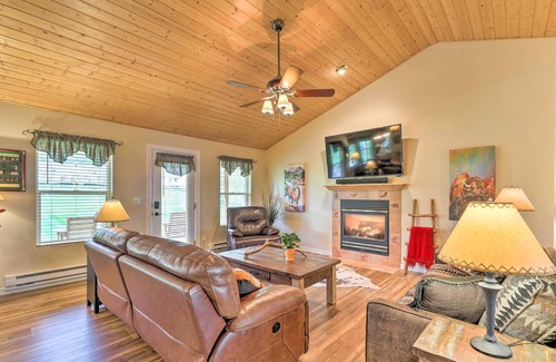 Star Valley Ranch House | Star Valley Ranch Home w/ Snowmobile Parking!