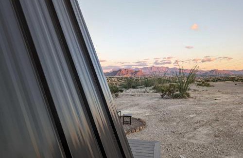 Study Butte-Terlingua Apartment | Stardust Big Bend Luxury A-Frame#9 with a fab view