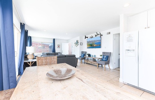 West Newport Condo | Stay 1 House from the Sand! | King Beds Only | Two Patios | Ocean Views!