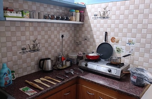 Chennai House | Stay Confident Home has 2 AC rooms with Kitchen