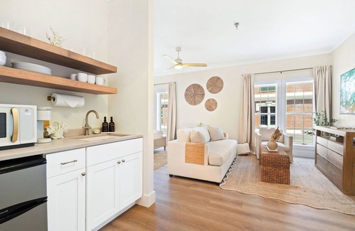 Seacrest Beach Condo | Stay on 30A: Shop House Studio, Private Beach!