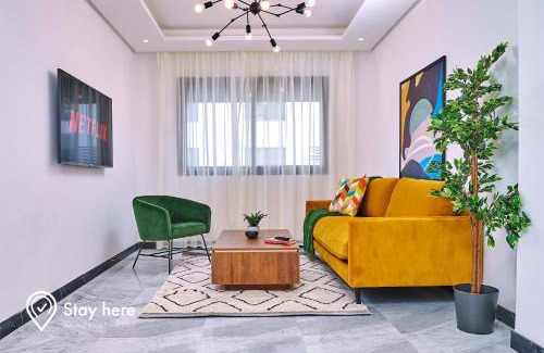 Rabat Apartment | Stayhere Rabat - Hay Riad - Sophisticated Residence
