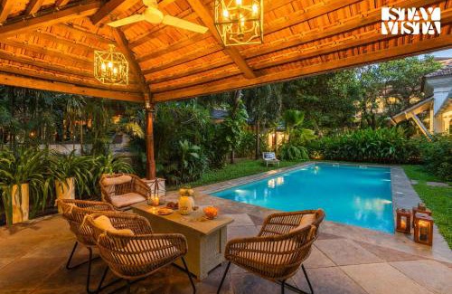Assagao Villa | StayVista at A Portuguese Tale - Pool, Bar & BBQ