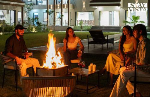 Jaipur District Villa | StayVista at Eleganza Villas with BBQ, Lawn, Bonfire