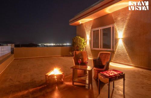 Udaipur Villa | StayVista at Grey Sky 3 BHK villa with Pool, Balcony, and Scenic View at Udaipur