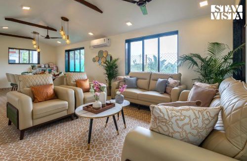 Alibaug Villa | StayVista at Silver Leaf with Lawn & Pool