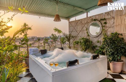 Sanganer Villa | StayVista at Sitara with Jacuzzi & WiFi