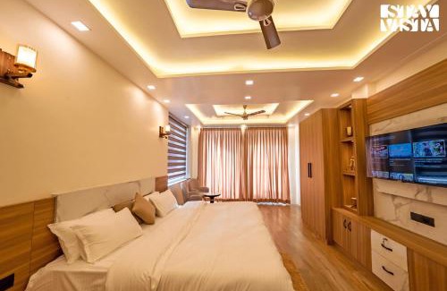 Naina Range Villa | StayVista at Sunset Springs with Pool & Views