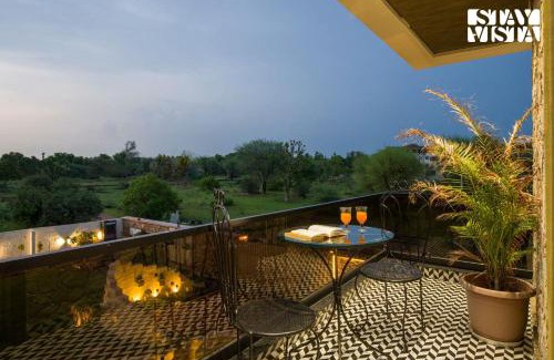 Amer Villa | StayVista at Talin Farms with Mountain View, Pool