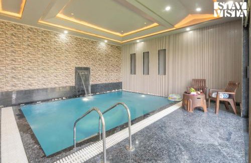 Jaipur District Villa | StayVista at The Binclave with Bar, Pvt Indoor Pool & Bonfire