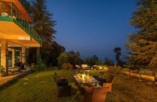 Shimla Villa | StayVista at The Woods with Indoor Fireplace & BBQ