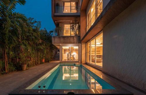 St.Stanislaus Villa Villa | StayVista's Bianco Villa - Hill-View Villa with Private Pool, Jacuzzi, Gym & Games Room