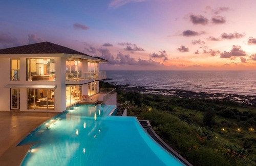 Murud Villa | StayVista's Casa Bella - Sea-View Villa with Infinity Pool, Jacuzzi, Games, Entertainment, and Spa Room