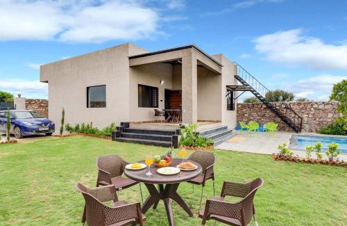 Sanganer House | StayVista's La Villa Farm - Tranquil Retreat with Outdoor Pool, Games & Terrace