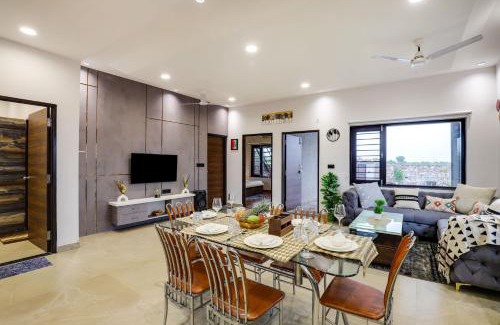 Sanganer House | StayVista's La Villa Farm - Tranquil Retreat with Outdoor Pool, Games & Terrace