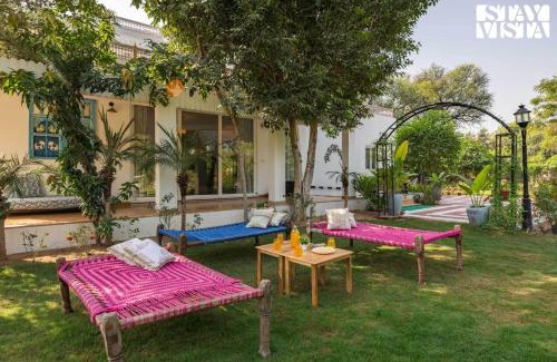 Kalwad Kalan and Khurd Villa | StayVista's Nature Ville - City Escape with Terrace-Balconies with View, Lawn & Gazebo
