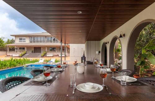 Kune N.m. Villa | StayVista's The Cincin with Elegant Rooms, Snooker Table, Pool, Scenic View