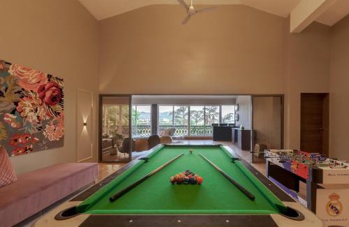 Kune N.m. Villa | StayVista's The Cincin with Elegant Rooms, Snooker Table, Pool, Scenic View