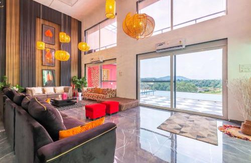 Karjat Villa | StayVista's Vine & Splash - Riverside villa with an infinity pool and indoor games