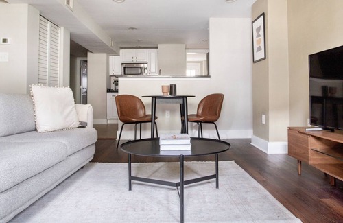 Truxton Circle House | Stellar NoMa 1BR w/ Backyard & W/D, nr Restaurants, by Blueground