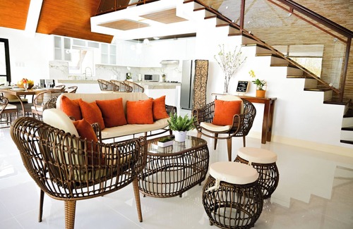 Bolinao Cabin | Step into an A-Frame home, where white tropical design meets ultimate comfort.