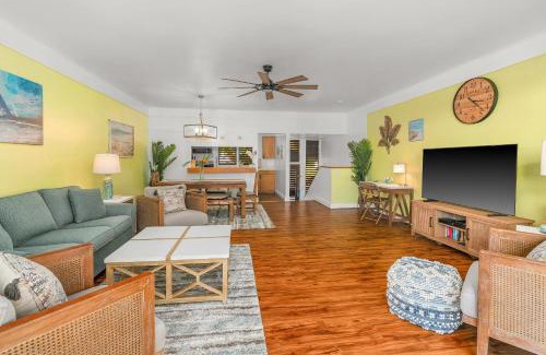 Poipu Apartment | Step to beach New Quiet Kiahuna Plantation Remodeled 2 bedroom condo with AC