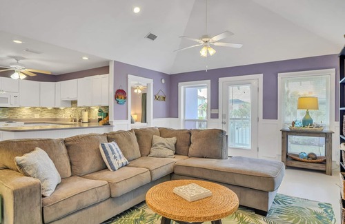 Navarre Beach House | Steps 2 Beach + Private Pool + 2 Kng Bed Soundside
