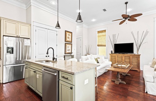 Seacrest Beach House | Steps from Rosemary & Seacrest Town Square | 2 Bikes | Beach + 12,000 sqft Pool