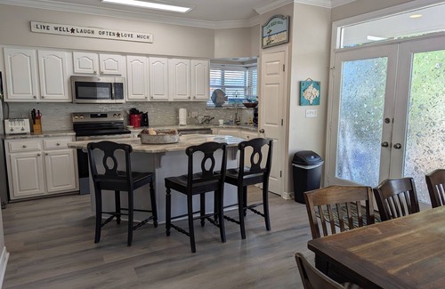 Crystal Beach House | Steps to beach, private, heated pool, 2 masters, 3 balconies, pets