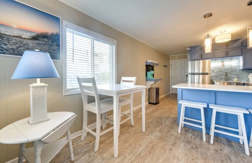 North Myrtle Beach Condo | Steps to Ocean: High-End North Myrtle Beach Condo