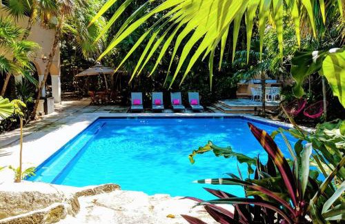 Playacar Beach Villa | Steps to Ocean Huge Beach Villa Private Pool in Exclusive Fase 1 Playacar