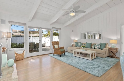 Olde Solana Beach House | Steps to the Sand - Charming Beach House with Pool!