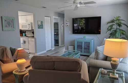 Englewood Condo | Steps to Water! Sea Glass - Beach to Bay, Heated Pool and Dock