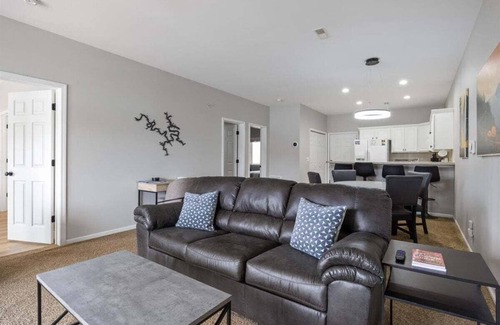 Camdenton Condo | Steps to Water, Serene View, Updated Condo Family Fun w/3 Pools in Camdenton