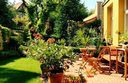 Quedlinburg Apartment | Stobenstrasse Apartments | Garden terrace, quiet location