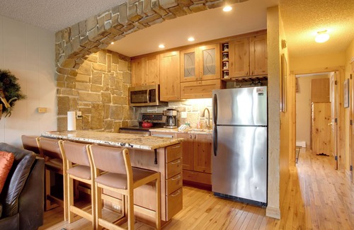 Rendezvous Condo | Stone Arch Condo on Fraser River in Winter Park!