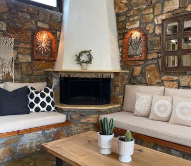 Leptokaria House | Stone cottage by the Coast of Olympus