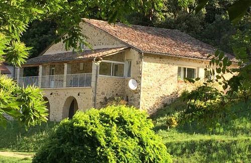 Fabras House | Stone house panoramic view of the Ladenne peak and the tanargue massif