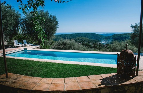 Tourrettes-sur-Loup Villa | Stone Provencal villa with panoramic sea view, heated pool and Spa