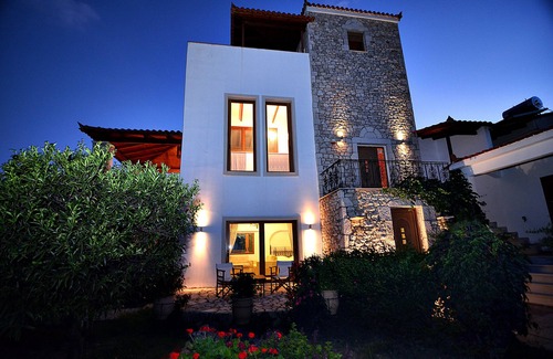 Messini House | Stone Tower Retreat, Oasis Of Peace, with private pool/spa