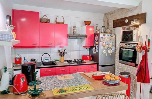 Langrune-sur-Mer House | Stone Villa Near Beach with Fireplace and Garden