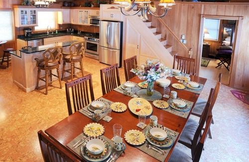 Jefferson Township House | Stonewood Lodge: A Stunning Stone Luxury Mountain Home For Nature Lovers!