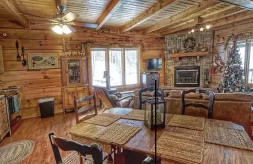 Beech Mountain Cabin | Storybook Beech Mountain Creekside Cabin 1 minute from skiing, fishing, hiking!
