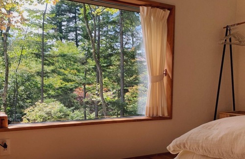 Kirizumi Onsen House | stove2022 new Karuizawa Forest Seasons KAZE / Kitasaku-gun Nagano