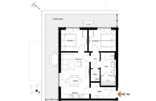 Tossens Apartment | StrandGut 49 – Exklusive Penthousewohnung mit Sauna & nah am Strand!