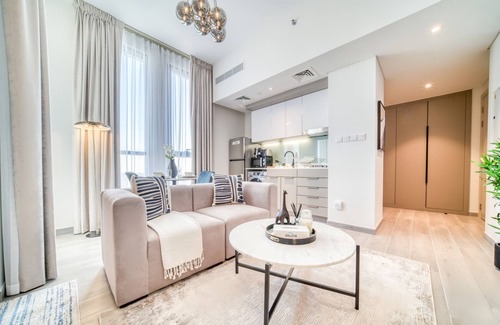Dubai Production City Apartment | Striking Studio at Mesk 1 Midtown Dubai Production City by Deluxe Holiday Homes