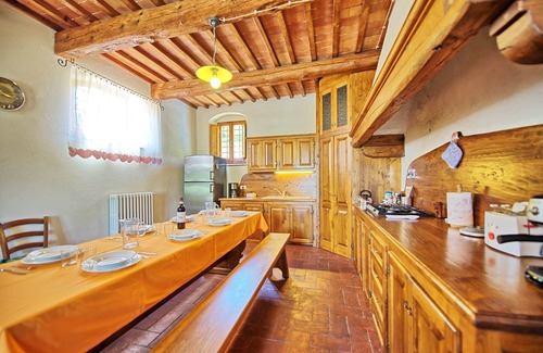 Sant'Andrea in Percussina Villa | Stunning private villa with hot tub, private pool, A/C, WIFI, TV, panoramic view, close to Florence
