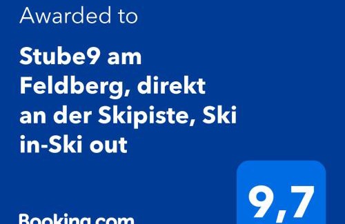 Feldberg Apartment | Stube9 am Feldberg, direkt an der Skipiste, Ski in-Ski out