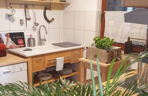 Neuffen Apartment | Studio 22 with pool use, sauna, wood-burning stove and terrace Fitness equipment