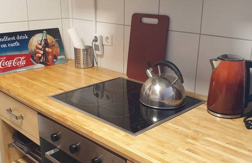 Neuffen Apartment | Studio 22 with pool use, sauna, wood-burning stove and terrace Fitness equipment